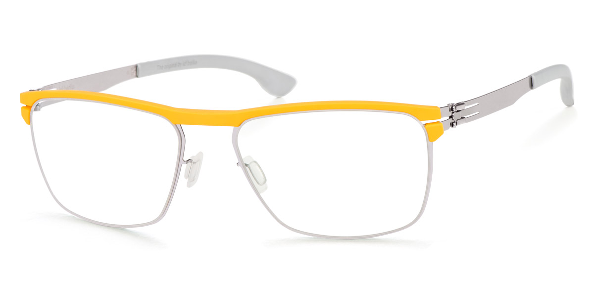 Ic! Berlin Central Chrome-Yellow Eyeglasses Side View