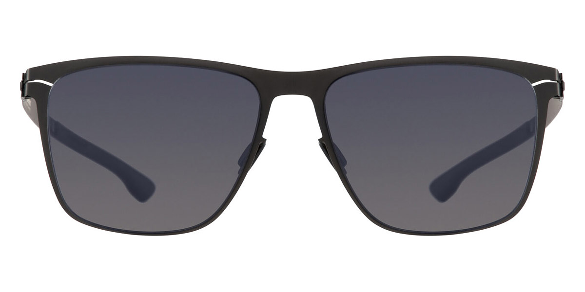 Ic! Berlin Charlie Black Sunglasses Front View