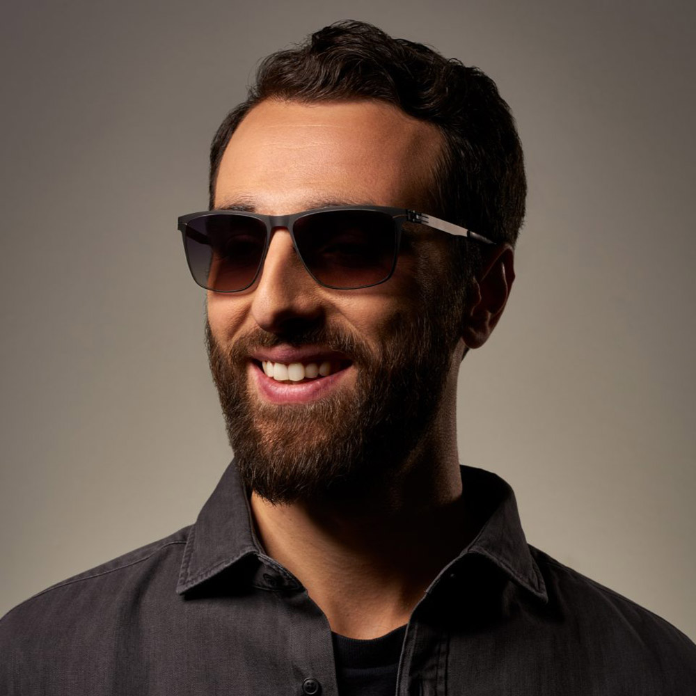 Ic! Berlin Charlie Gunmetal Sunglasses Lifestyle Shot 2