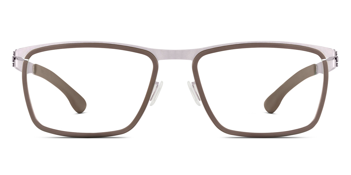 Ic! Berlin Chromium Rough-Graphite Eyeglasses Front View