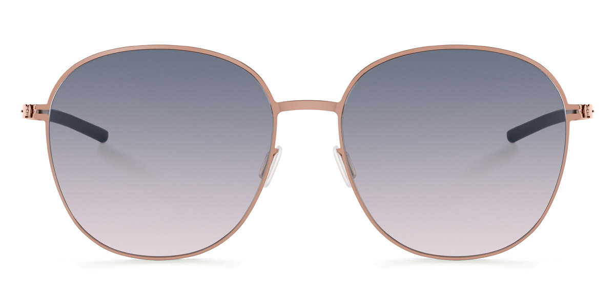 Ic! Berlin Coho Shiny Copper Sunglasses Front View