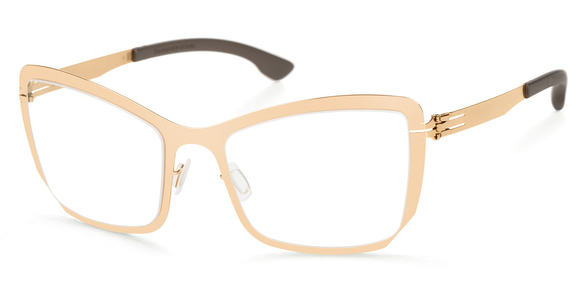 Ic! Berlin Denisa C. Rose Gold Eyeglasses Side View
