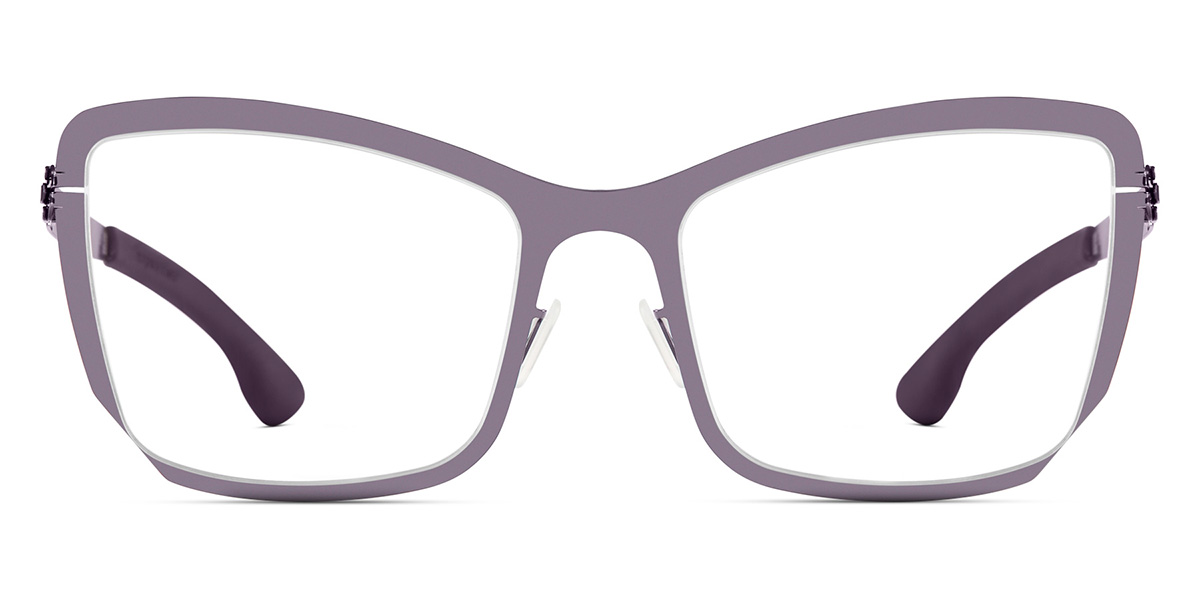 Ic! Berlin Denisa C. Shiny Aubergine Eyeglasses Front View