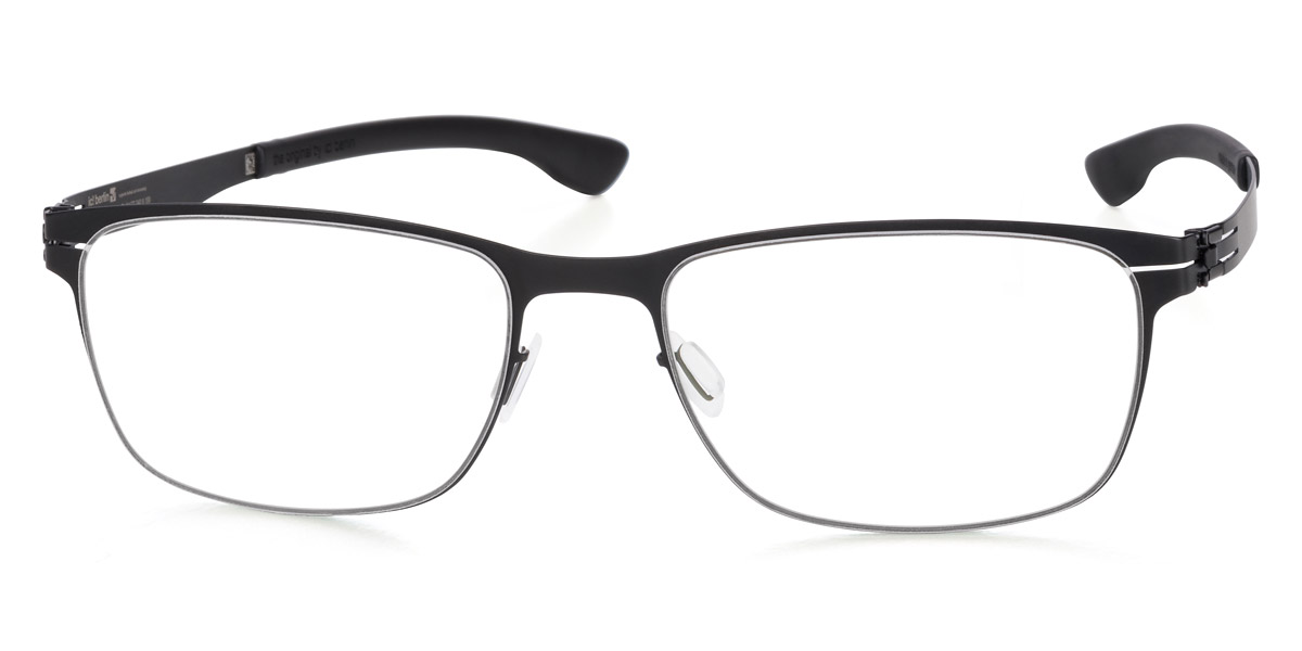 Ic! Berlin Dennis N. Large Black Eyeglasses Side View