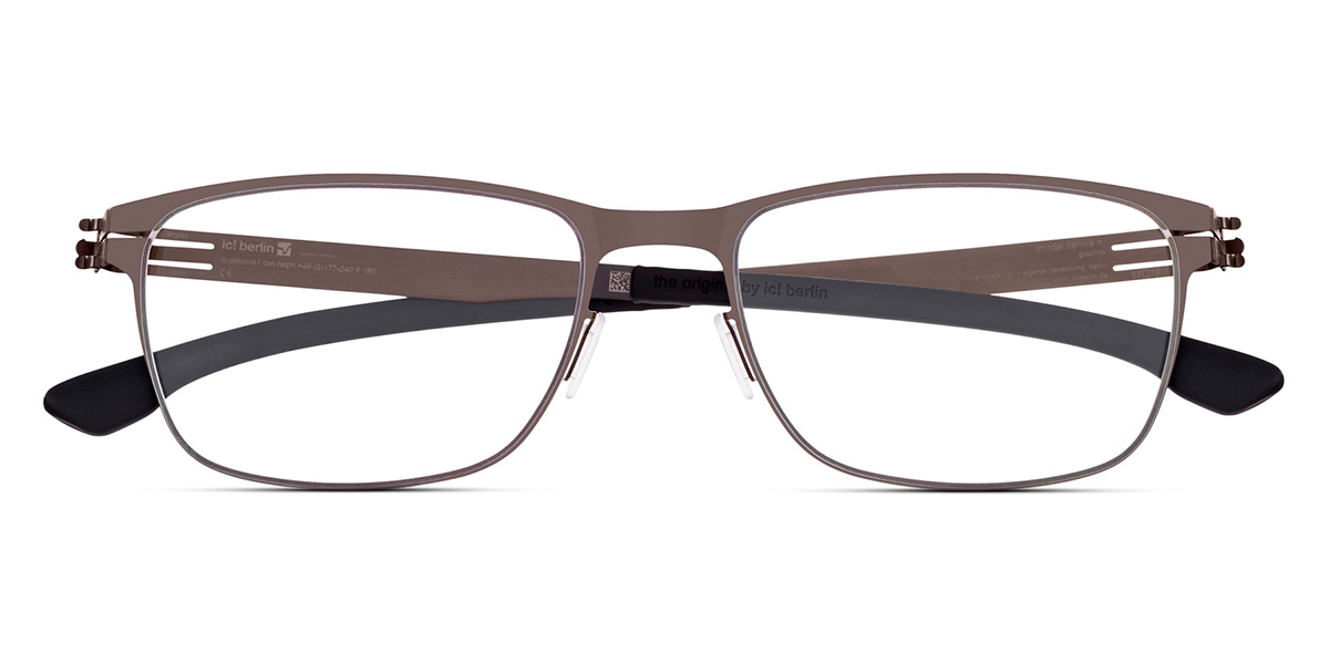 Ic! Berlin Dennis N. Large Graphite Eyeglasses Front View