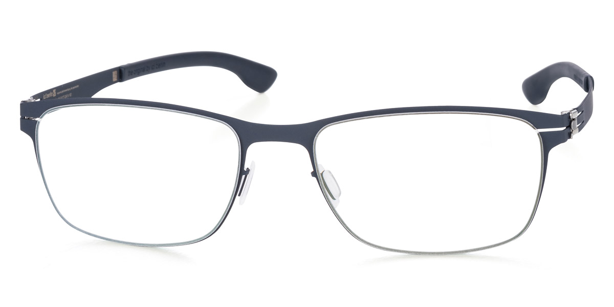 Ic! Berlin Dennis N. Large Marine Blue Eyeglasses Side View