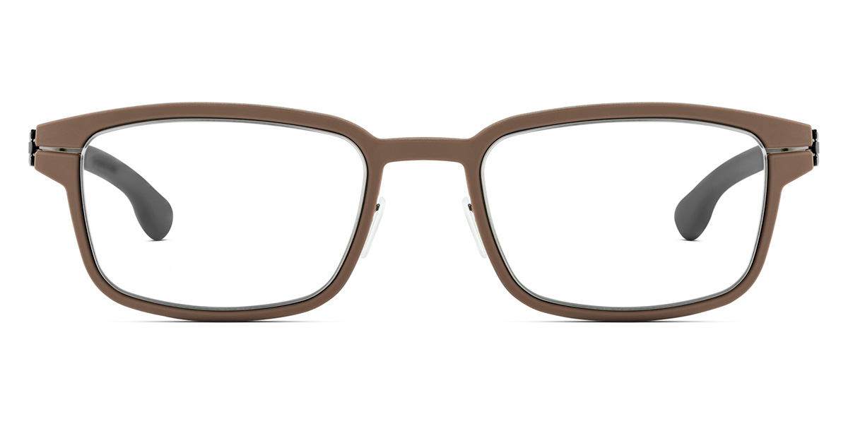 Ic! Berlin District Black-Taupe Eyeglasses Front View