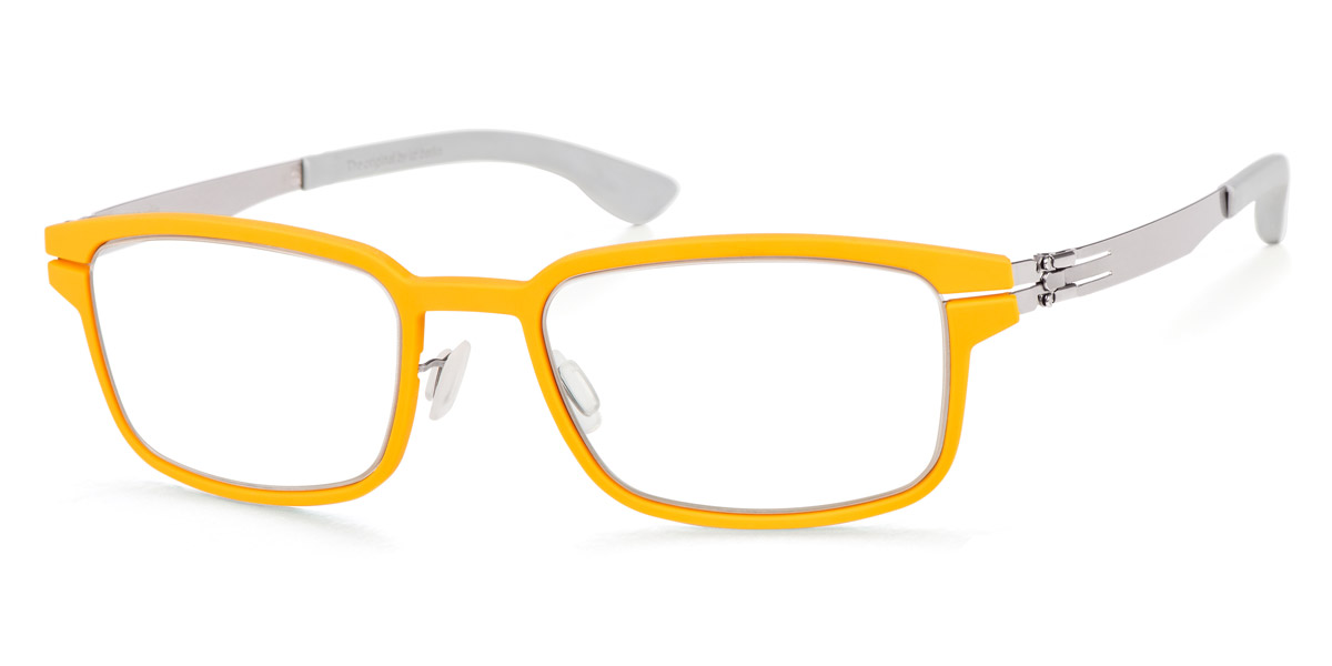 Ic! Berlin District Chrome-Yellow Eyeglasses Side View