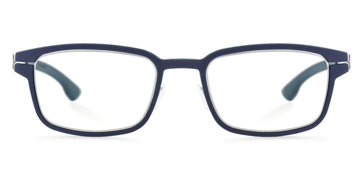 Ic! Berlin District Pearl-Navy-Blue Eyeglasses Front View