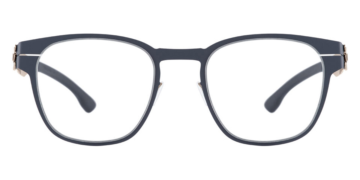 Ic! Berlin Edgar Marine Blue-Bronze Eyeglasses Front View