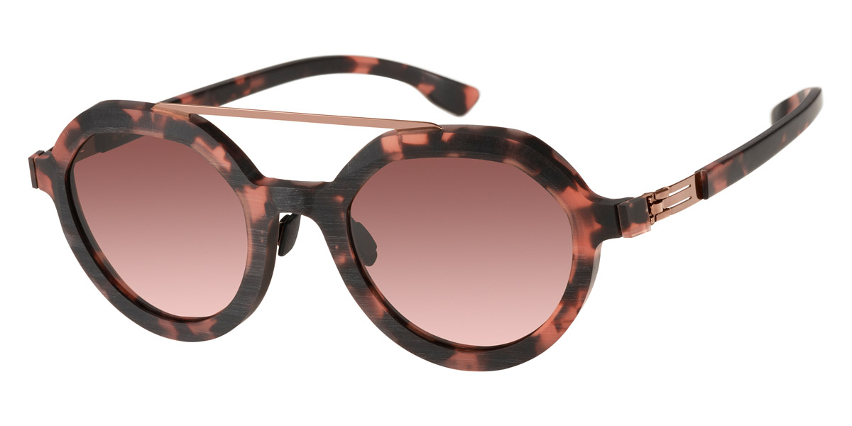 Ic! Berlin Edison Ecoblush-Rough-Shiny-Copper Sunglasses Side View