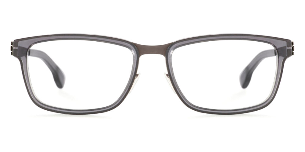 Ic! Berlin Ellner O. Graphite-Blue-Waters Eyeglasses Front View