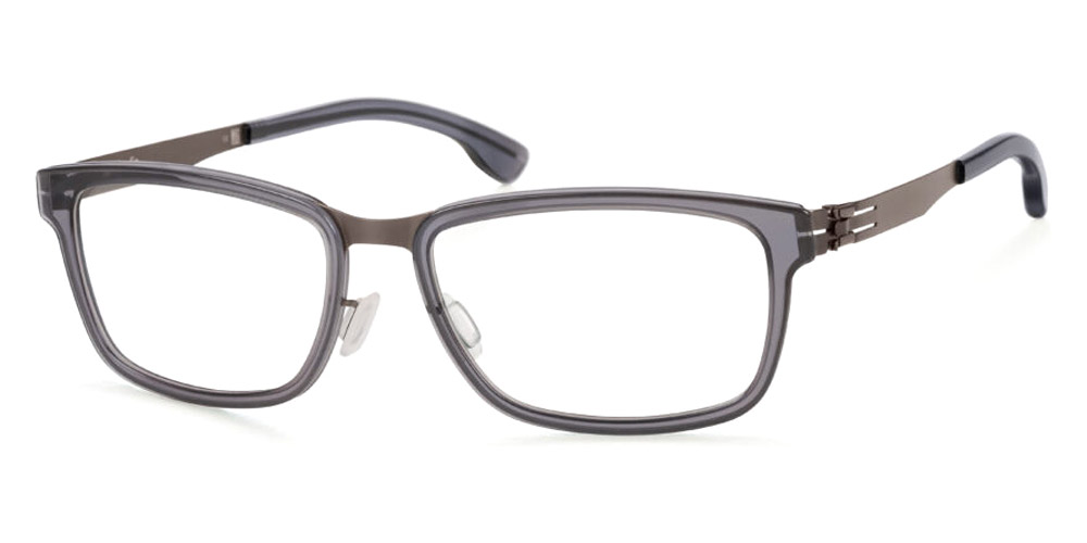 Ic! Berlin Ellner O. Graphite-Blue-Waters Eyeglasses Side View