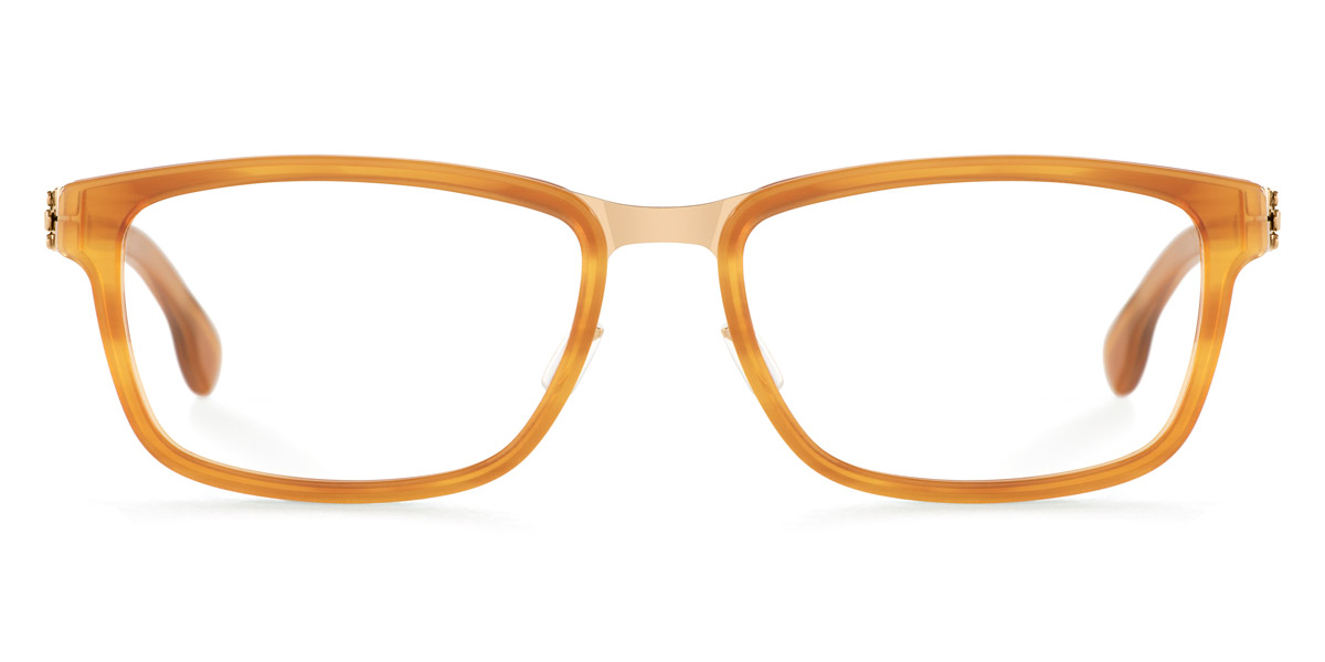 Ic! Berlin Ellner O. Rosé-Gold-Amur Eyeglasses Front View
