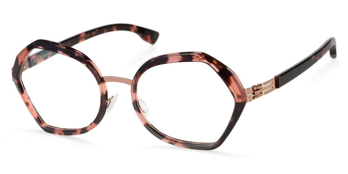 Ic! Berlin Emmeline Shiny Copper Ecoblush Eyeglasses Side View