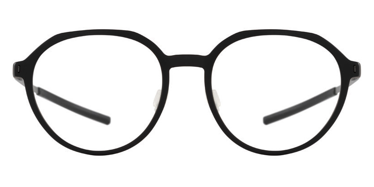 Ic! Berlin Enshi Black-Matt Eyeglasses Front View