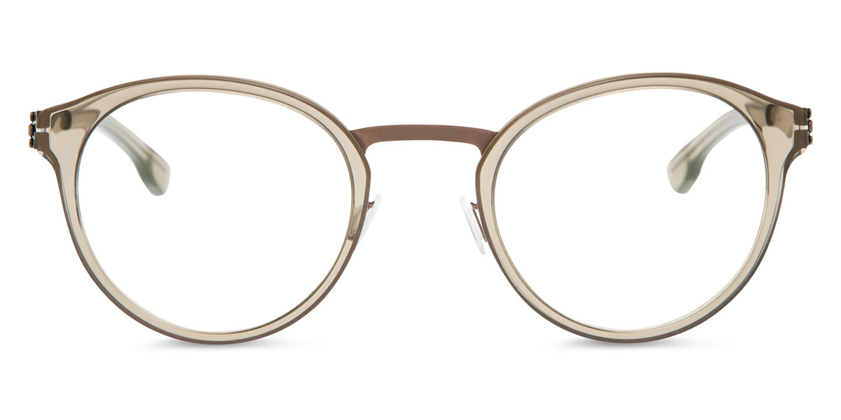 Ic! Berlin Eric D. Teak-Dune Eyeglasses Front View
