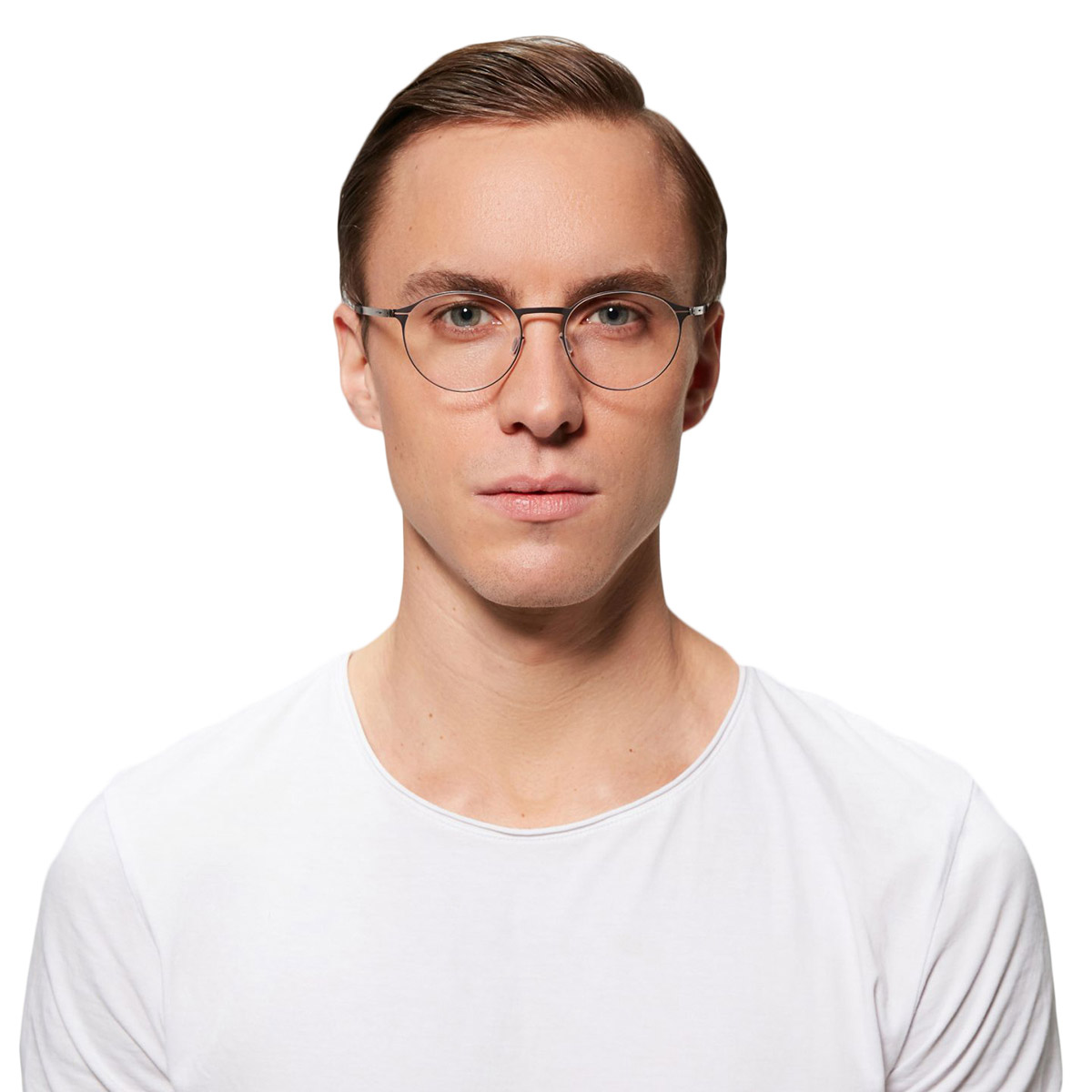 Ic! Berlin Etesians 2.0 Teak Eyeglasses On Male Model