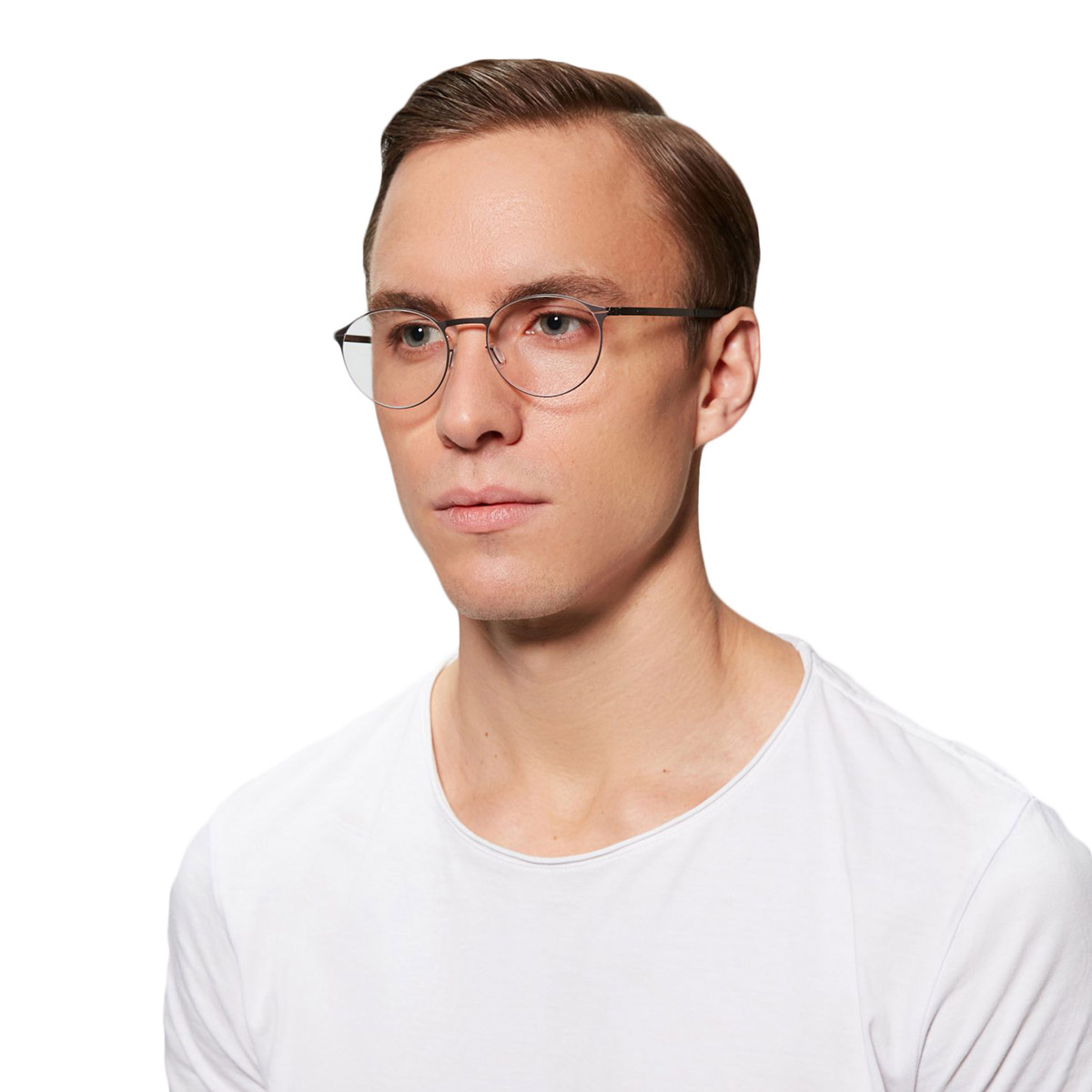 Ic! Berlin Etesians 2.0 Teak Eyeglasses On Male Model 2