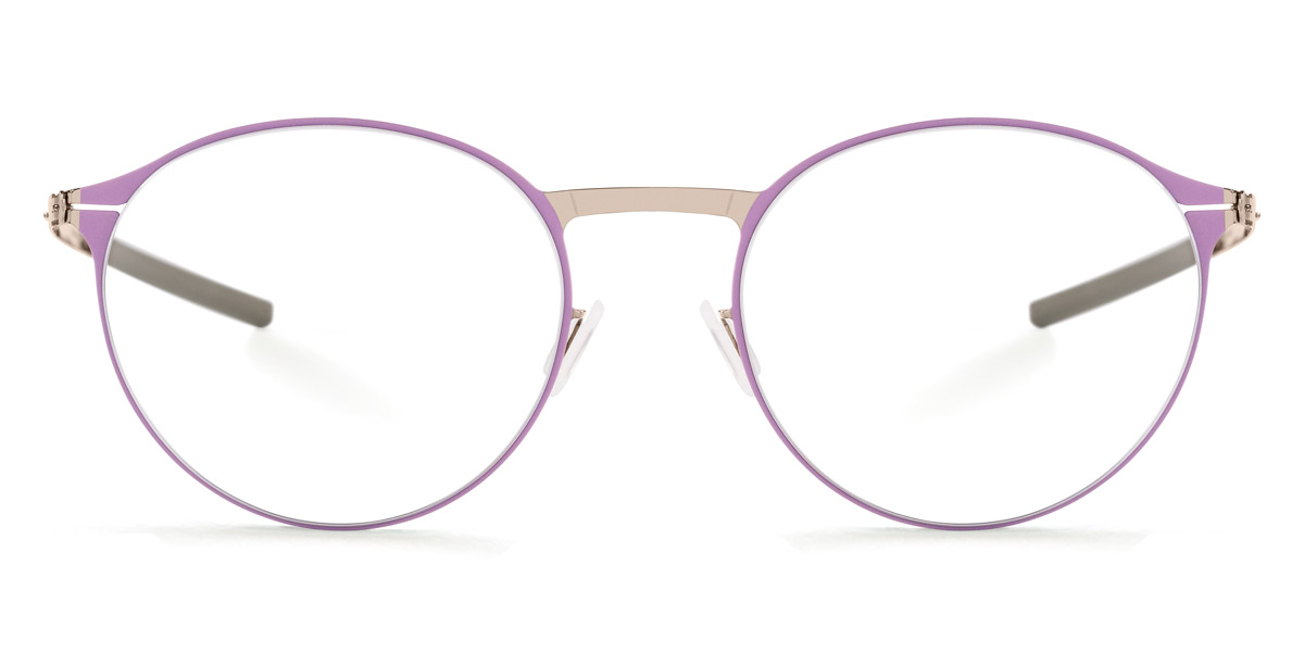 Ic! Berlin Etesians Orchid Bronze Circle Eyeglasses Front View