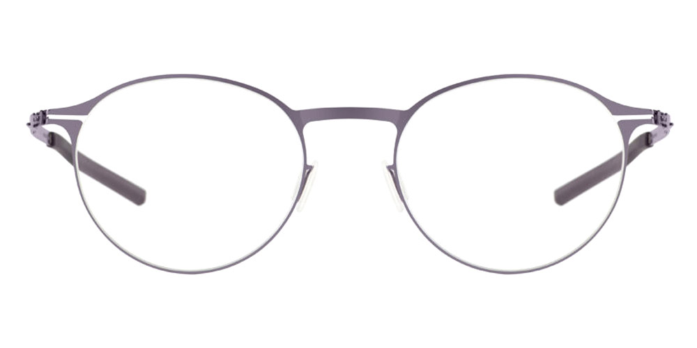 Ic! Berlin Etesians X-Small Shiny Aubergine Eyeglasses Front View