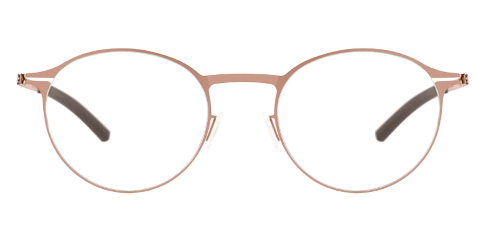 Ic! Berlin Etesians X-Small Shiny Copper Eyeglasses Front View