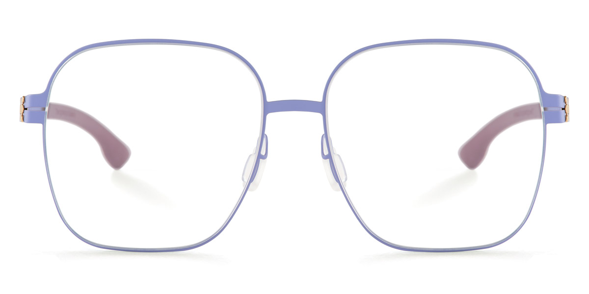 Ic! Berlin Factory Gold Lilac Eyeglasses Front View