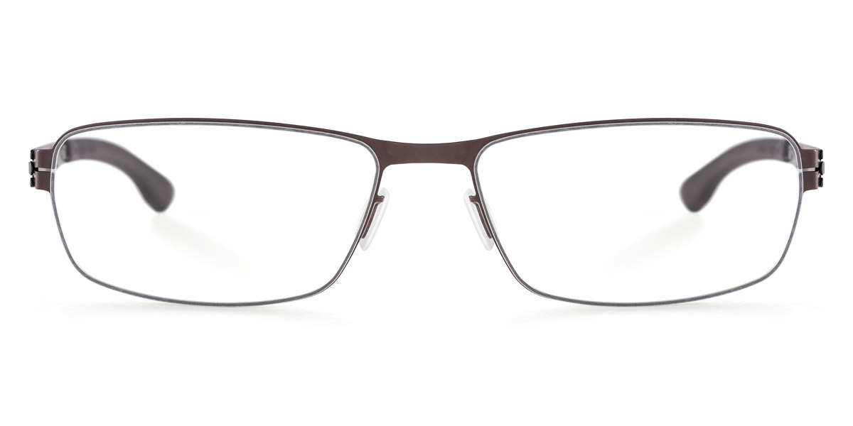 Ic! Berlin Fadi Z. Teak Eyeglasses Front View