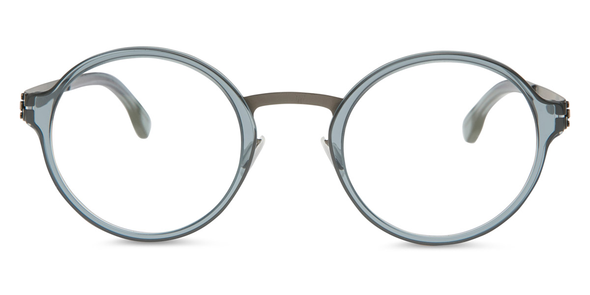 Ic! Berlin Felix L. Graphite-Petroleum Eyeglasses Front View