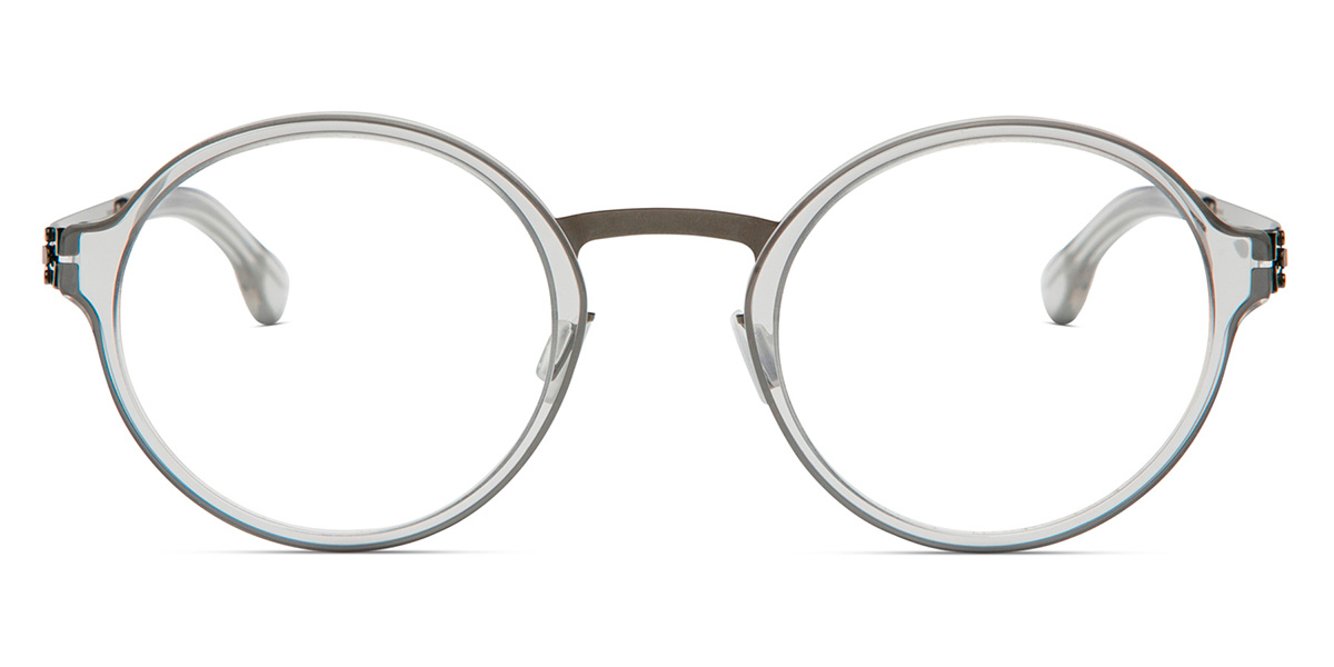 Ic! Berlin Felix L. Gunmetal-Sky-Gray Eyeglasses Front View