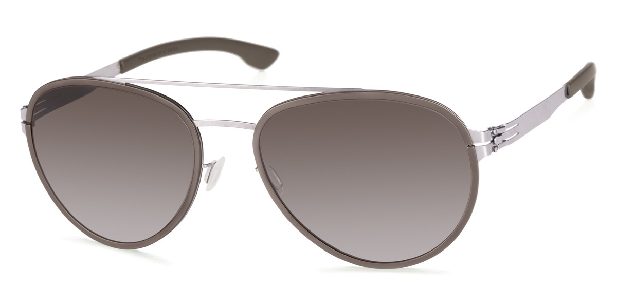Ic! Berlin Ferrum Rough-Graphite Sunglasses Side View