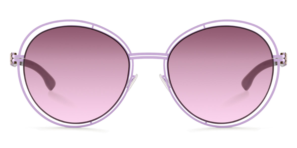 Ic! Berlin Flanieren Orchid Bronze Sunglasses Front View