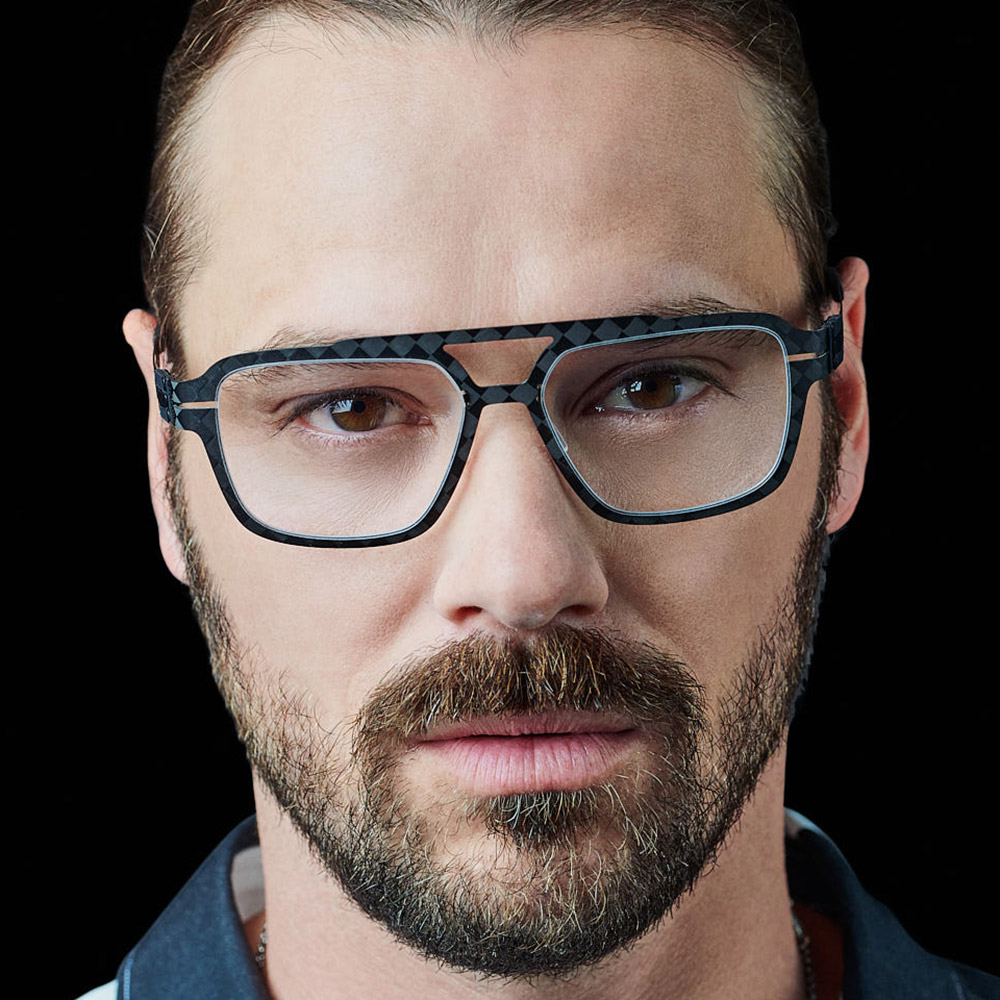 Ic! Berlin FLX_02 Median Night Eyeglasses Lifestyle Shot