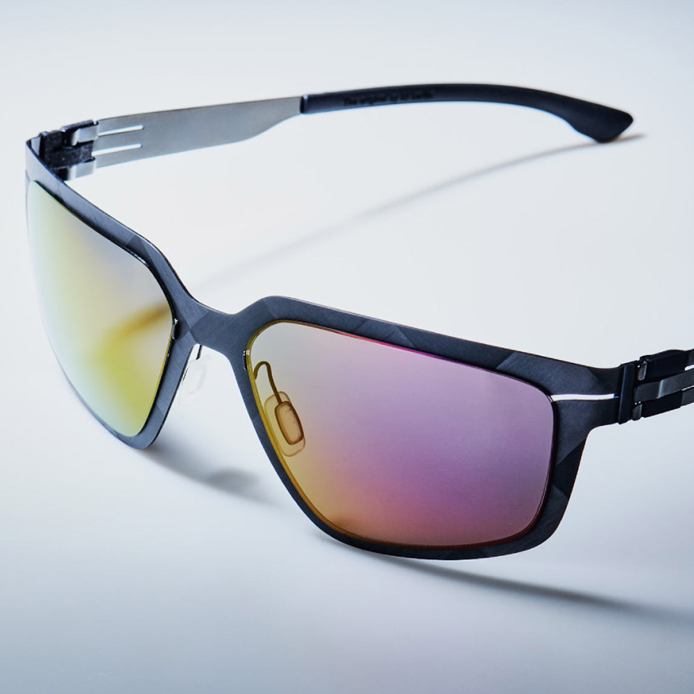 Ic! Berlin FLX_S02 Raw Night Sunglasses Close-Up View