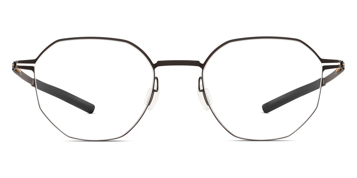Ic! Berlin Gen Black Eyeglasses Front View