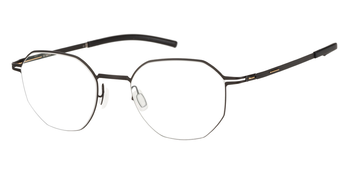 Ic! Berlin Gen Black Eyeglasses Side View