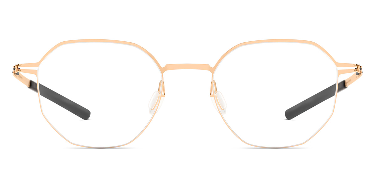 Ic! Berlin Gen Rosé-Gold Eyeglasses Front View