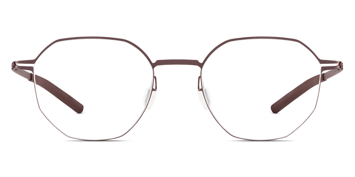 Ic! Berlin Gen Teak Eyeglasses Front View