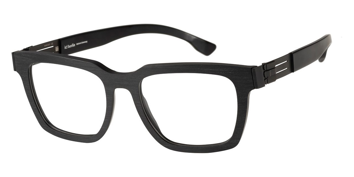 Ic! Berlin Geoffrey Ecoblack Rough Eyeglasses Side View