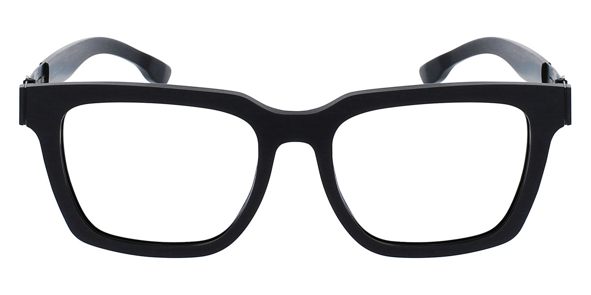Ic! Berlin Geoffrey Ecocrystal Rough Eyeglasses Front View