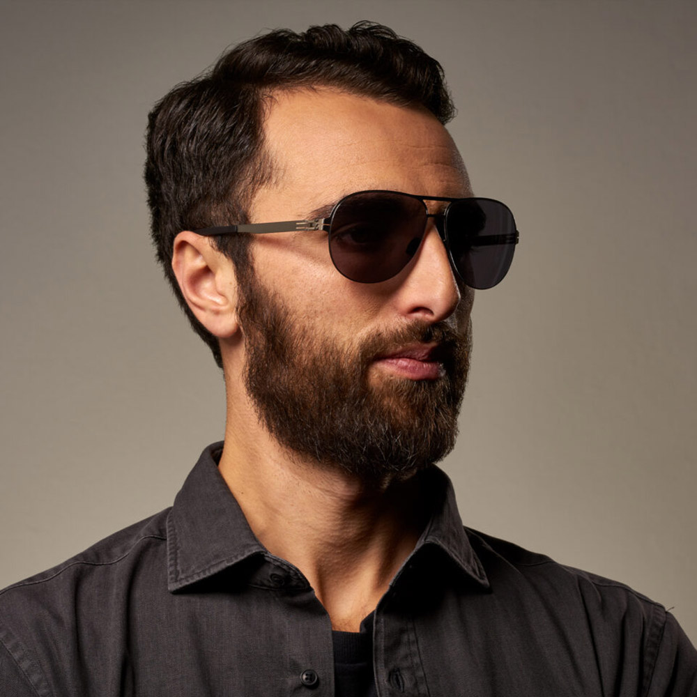 Ic! Berlin Gerrit Gunmetal Sunglasses Lifestyle Shot 2