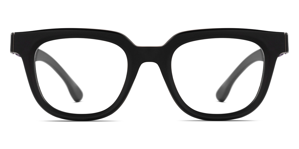 Ic! Berlin Gill Black Matte Eyeglasses Front View