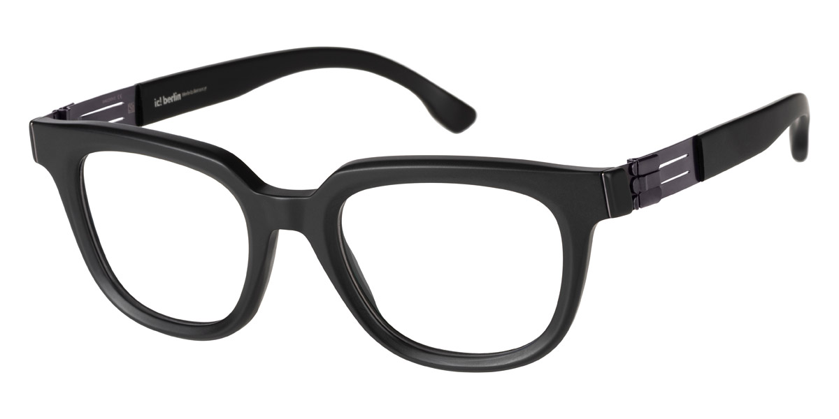 Ic! Berlin Gill Black Matte Eyeglasses Side View