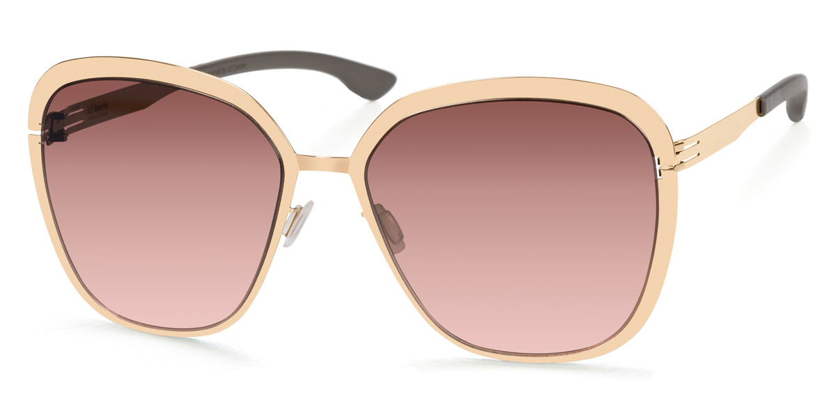 Ic! Berlin Grunewald Rosé-Gold Sunglasses Side View