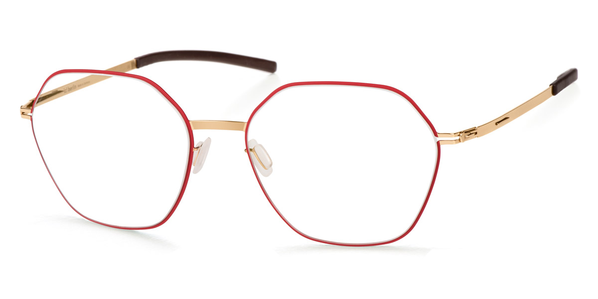 Ic! Berlin Halny Rose Lava Circle Eyeglasses Side View