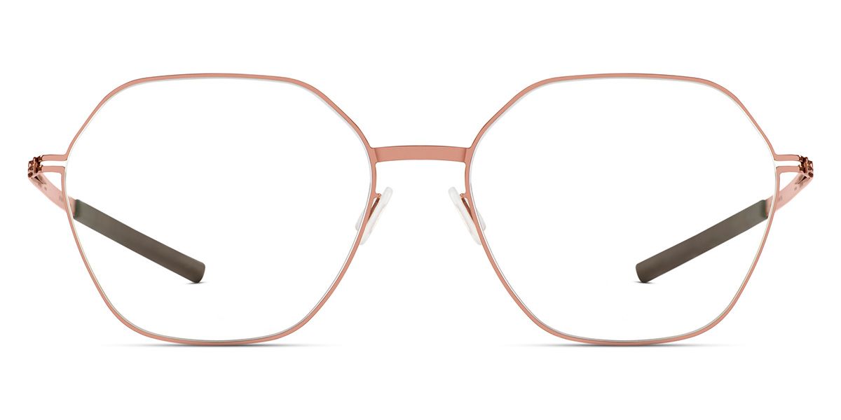 Ic! Berlin Halny Shiny Copper Eyeglasses Front View