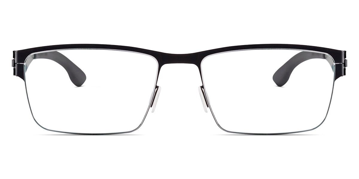 Ic! Berlin Hania L. Black Eyeglasses Front View