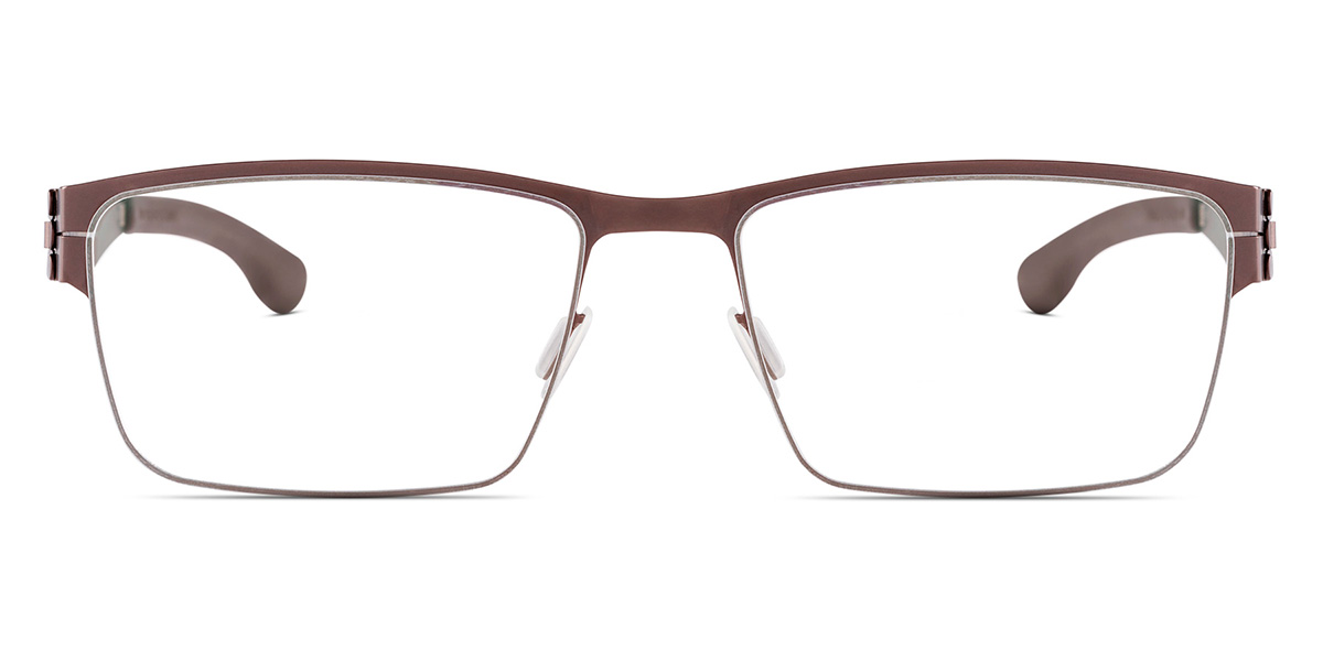 Ic! Berlin Hania L. Teak Eyeglasses Front View