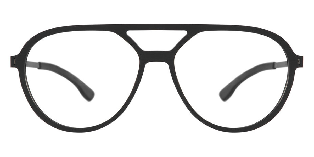 Ic! Berlin Harper Black-Rough Eyeglasses Front View