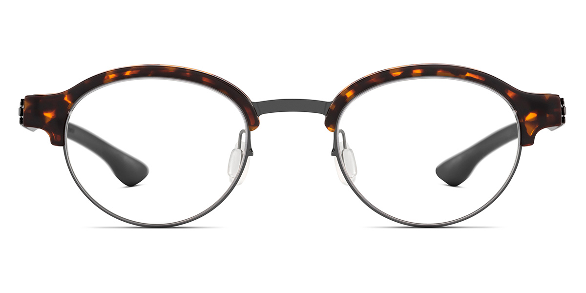 Ic! Berlin Haru Gun-Metal-Magma Eyeglasses Front View